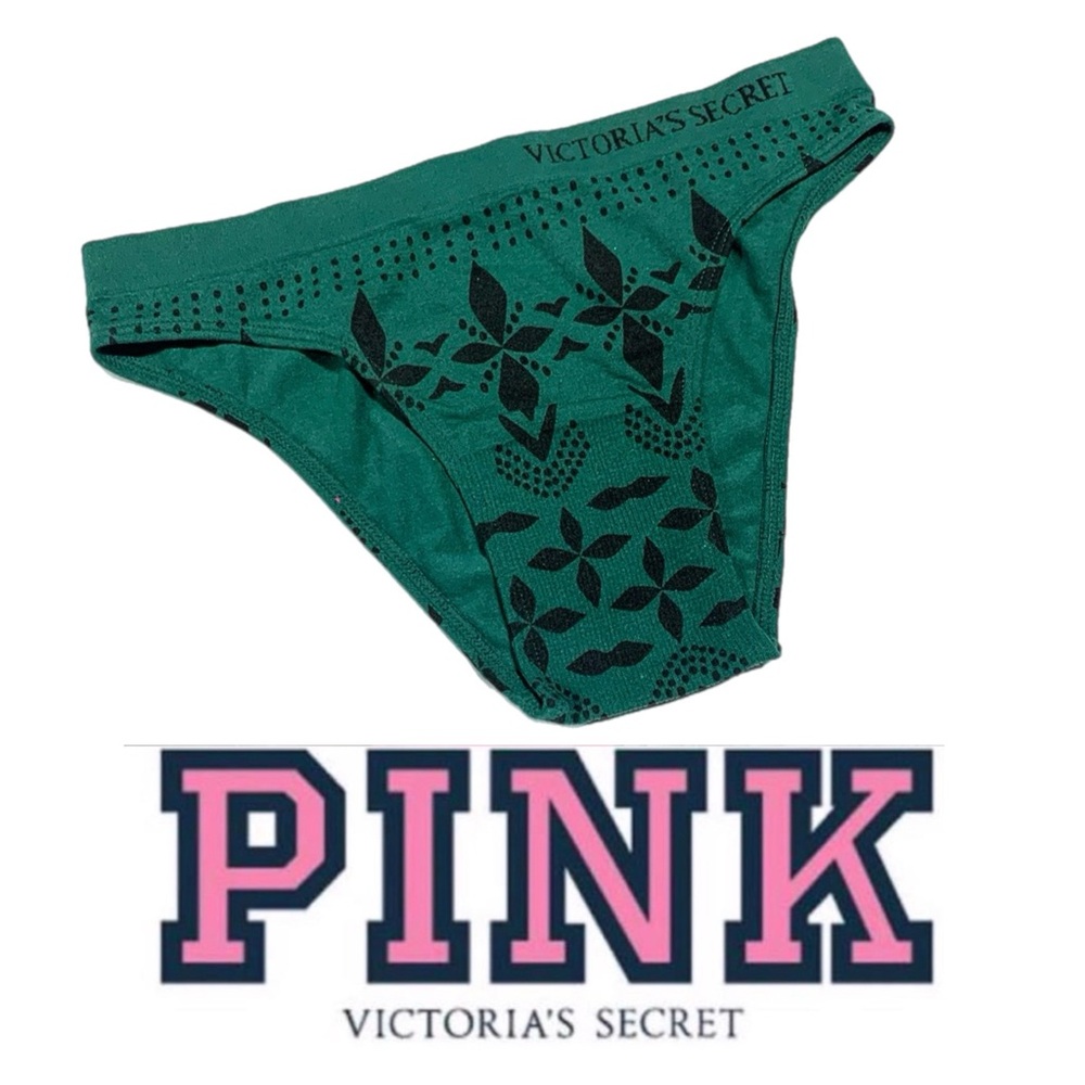 PINK Victoria's Secret Green Panties‎ Underwear Bottoms - XS P074